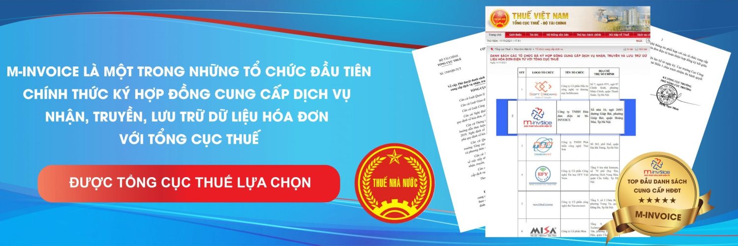 M-invoice Tổ chức truyền nhận đợt đầu tiên